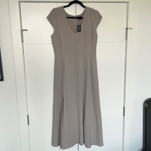 RW&CO A-Line Maxi Dress with front Split & Key Hole Back